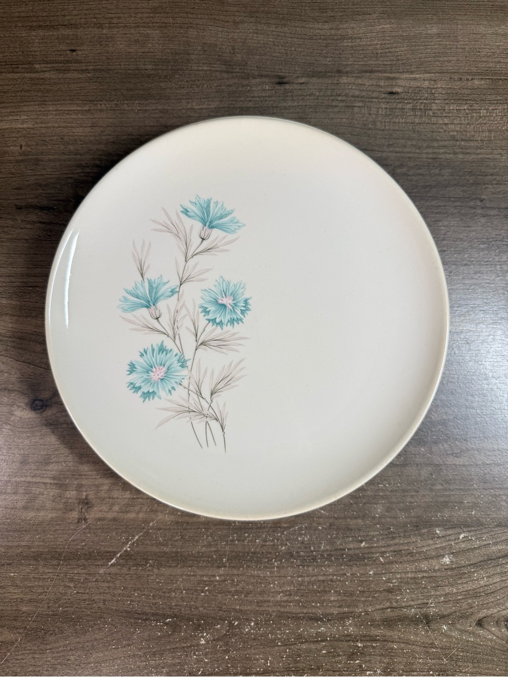 (6) VTG Taylor, Smith & Taylor Ever Yours Boutonnière USA Made Dinner Plates 10”